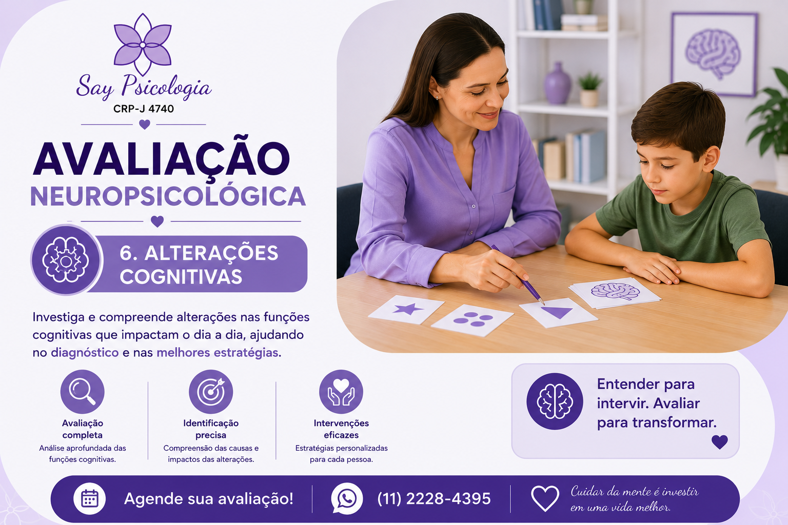 avaliacao alteracoes cognitivas